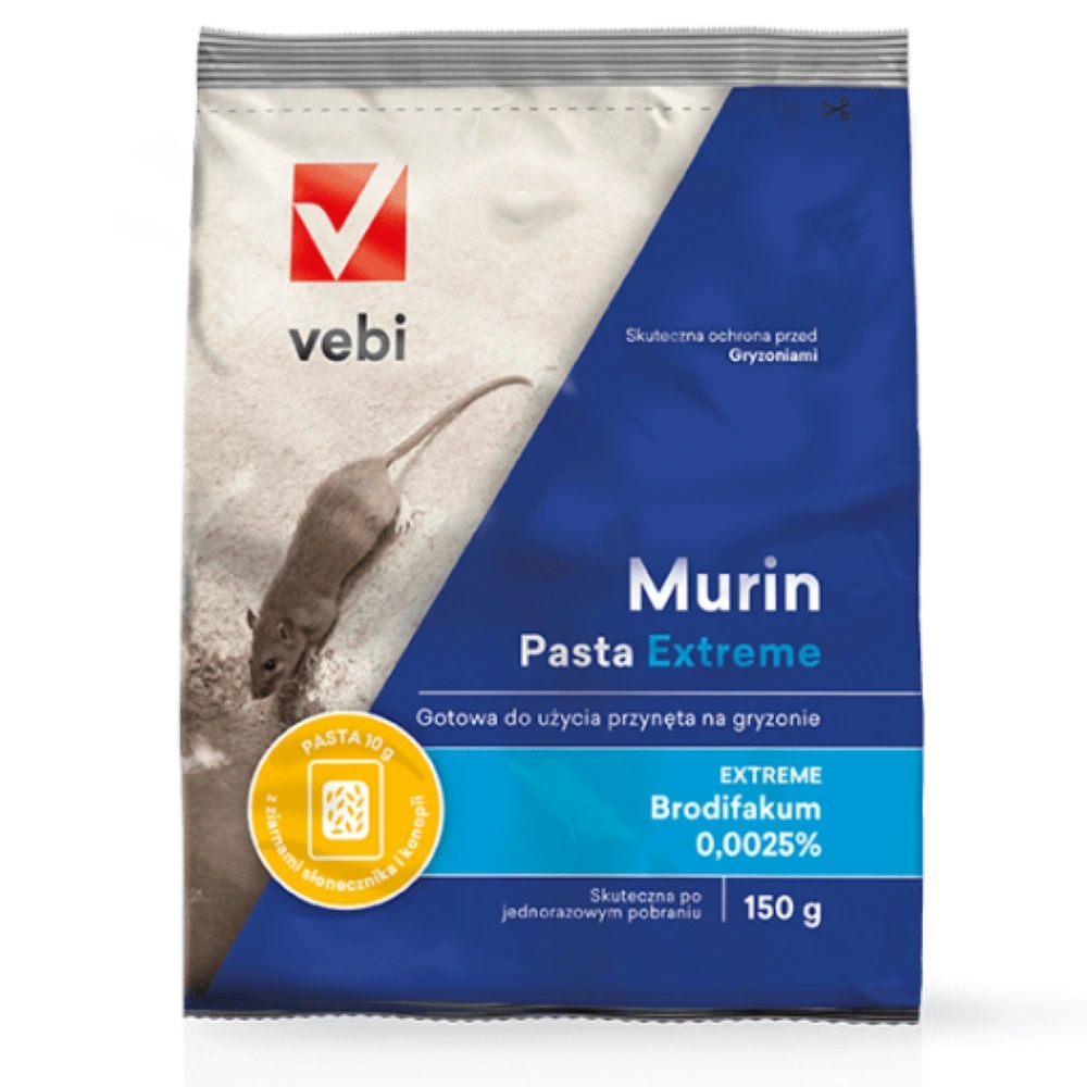 Trutka Mysz Szczur Pasta Murin Facoum Vebi 150g Trutka Mysz Szczur Pasta Murin Facoum Vebi 150g