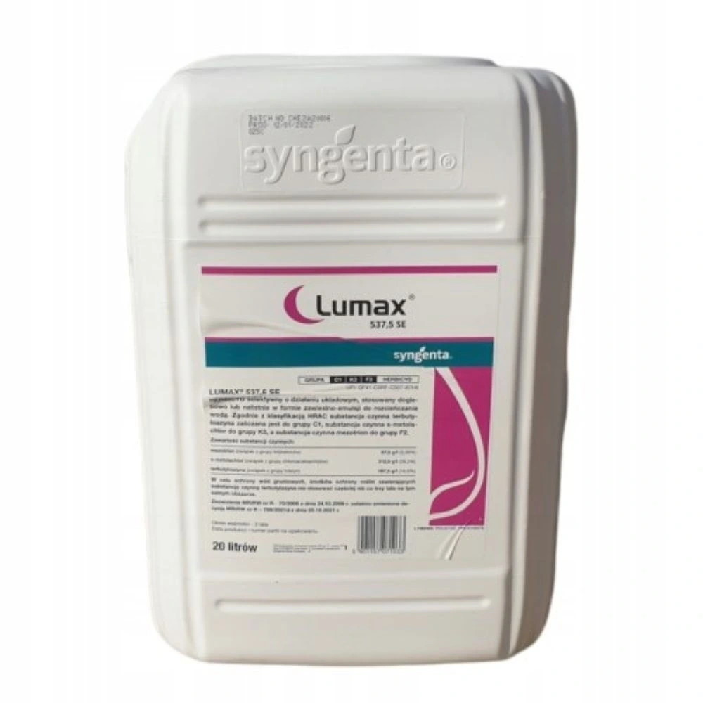 Lumax 537,5 SE Syngenta 20L Lumax 537,5 SE Syngenta 20L
